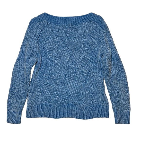 Tommy Bahama Knit Women's Shell St Luna Sweater Size XS/TP Light Blue Soft - Picture 3 of 9